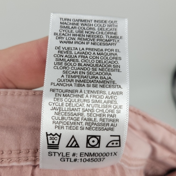 Kensie jeans Womens Effortless Ankle Mid Rise Pink Denim Size 8 - Picture 15 of 16